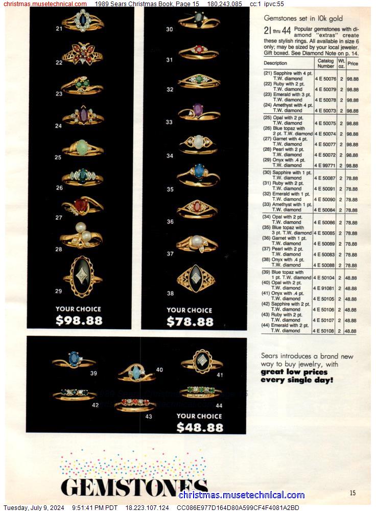1989 Sears Christmas Book, Page 15