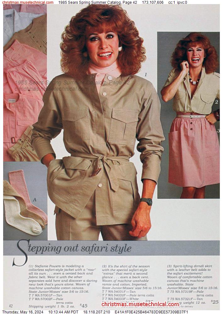 1985 Sears Spring Summer Catalog, Page 42