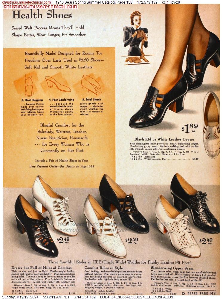 1940 Sears Spring Summer Catalog, Page 158