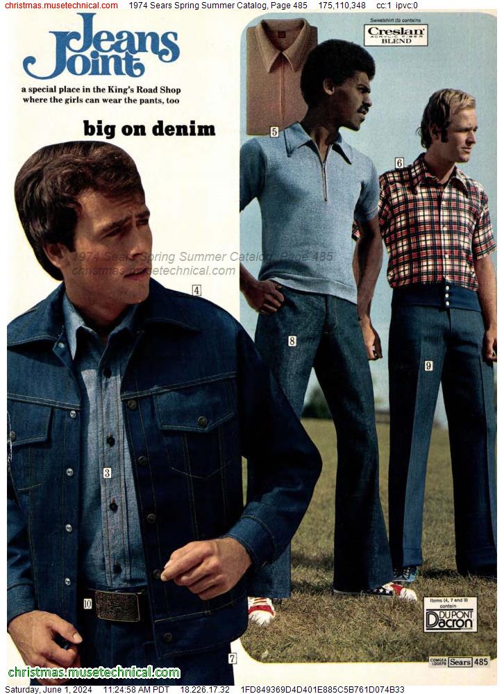 1974 Sears Spring Summer Catalog, Page 485