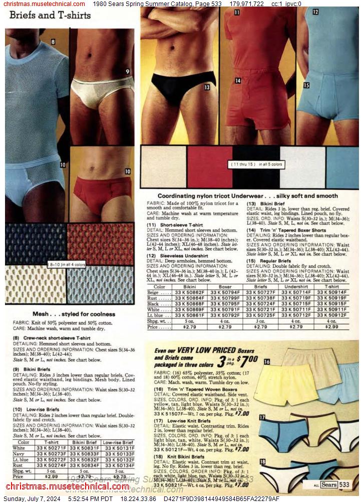 1980 Sears Spring Summer Catalog, Page 533