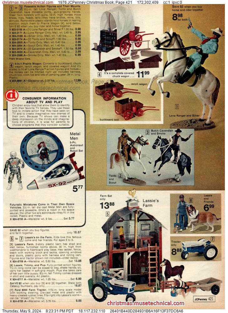 1976 JCPenney Christmas Book, Page 421