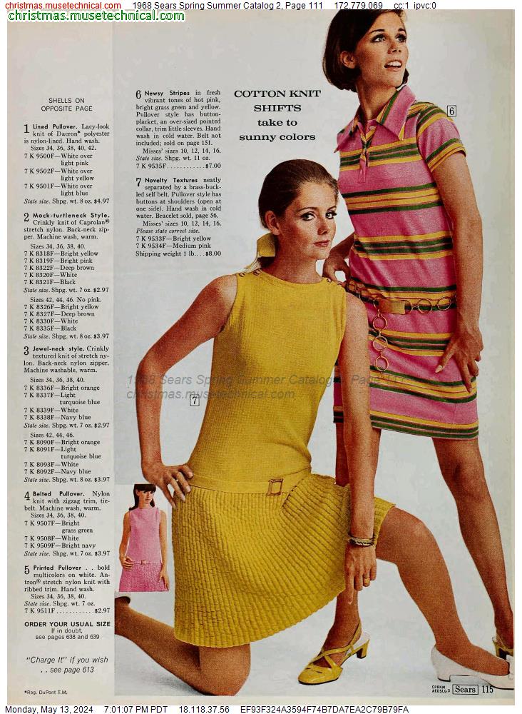 1968 Sears Spring Summer Catalog 2, Page 111