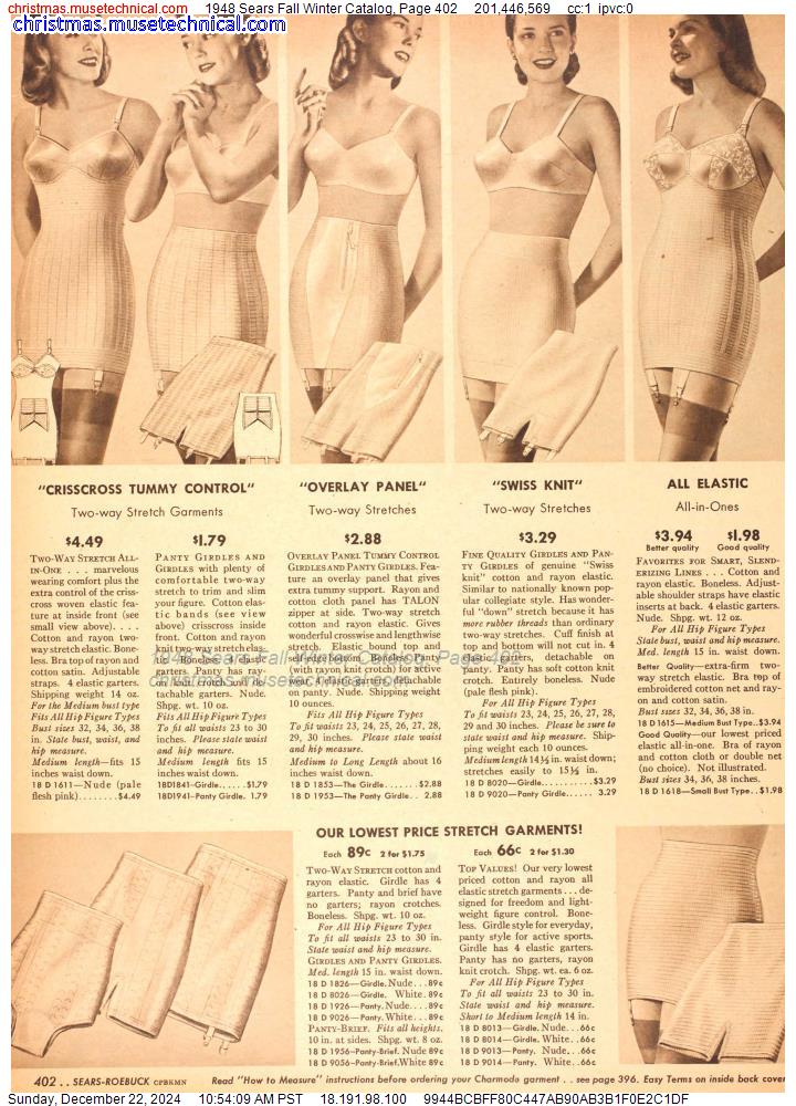 1948 Sears Fall Winter Catalog, Page 402