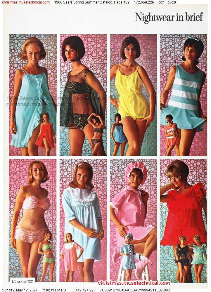 1966 Sears Spring Summer Catalog, Page 169