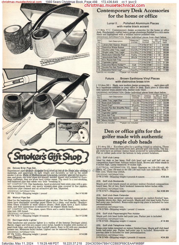 1980 Sears Christmas Book, Page 498