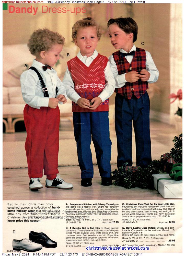 1988 JCPenney Christmas Book, Page 6