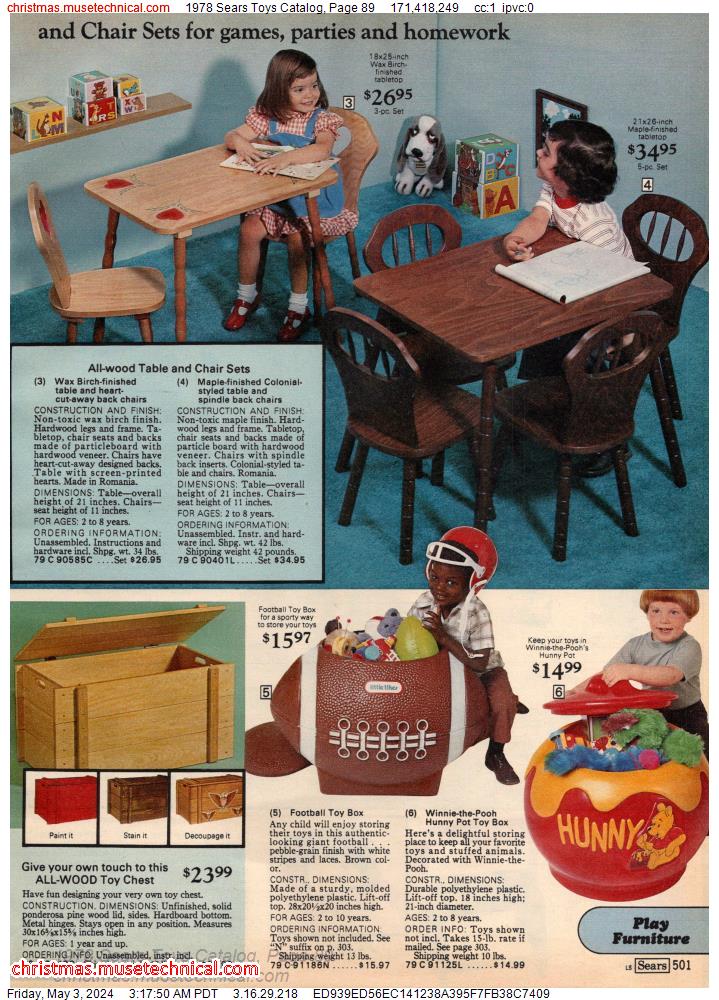 1978 Sears Toys Catalog, Page 89
