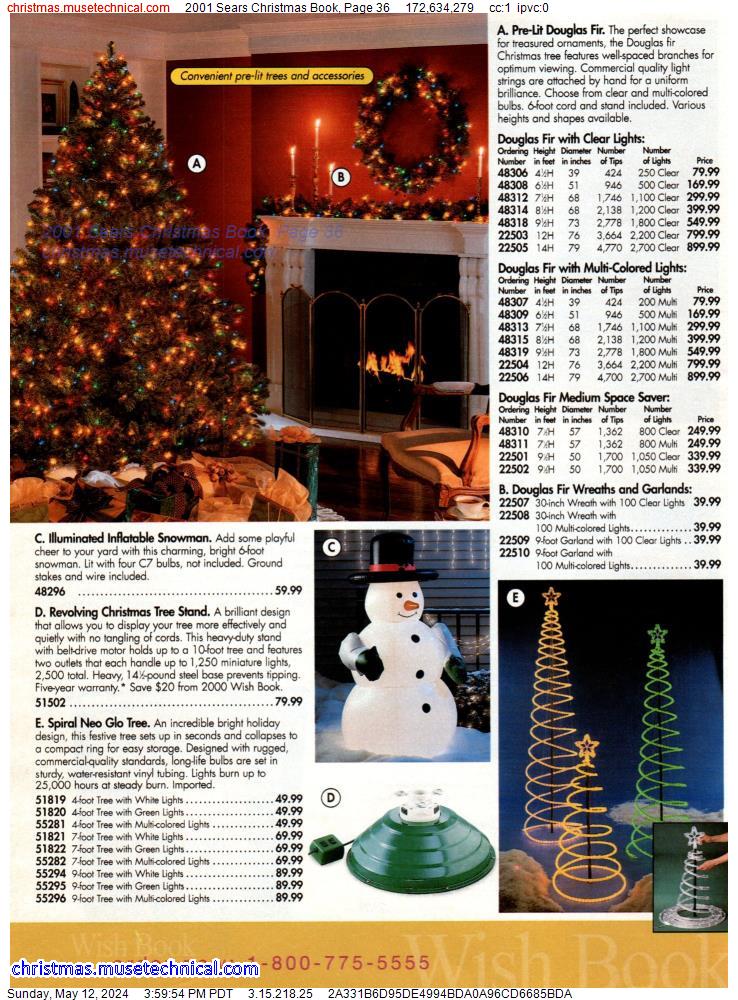 2001 Sears Christmas Book, Page 36