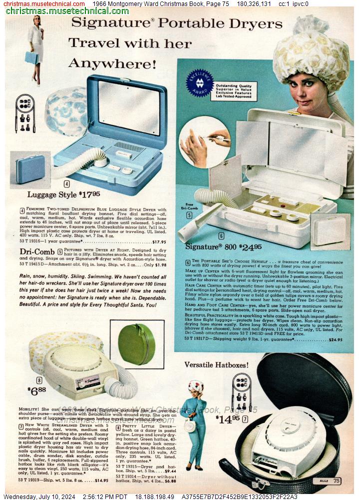1966 Montgomery Ward Christmas Book, Page 75