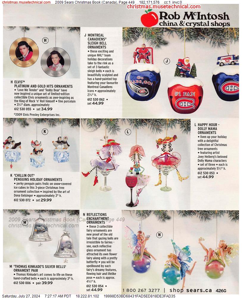 2009 Sears Christmas Book (Canada), Page 449
