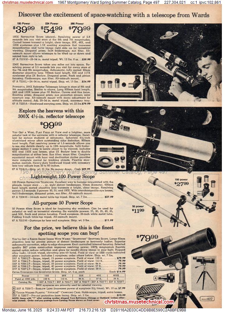 1967 Montgomery Ward Spring Summer Catalog, Page 497