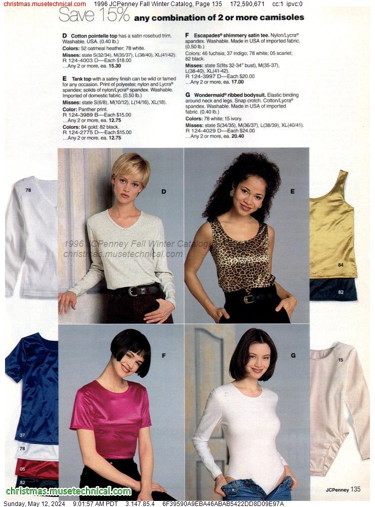1996 JCPenney Fall Winter Catalog, Page 135