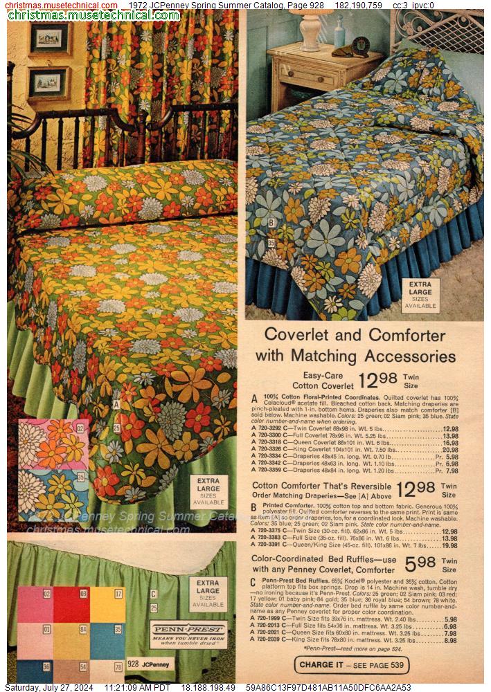 1972 JCPenney Spring Summer Catalog, Page 928