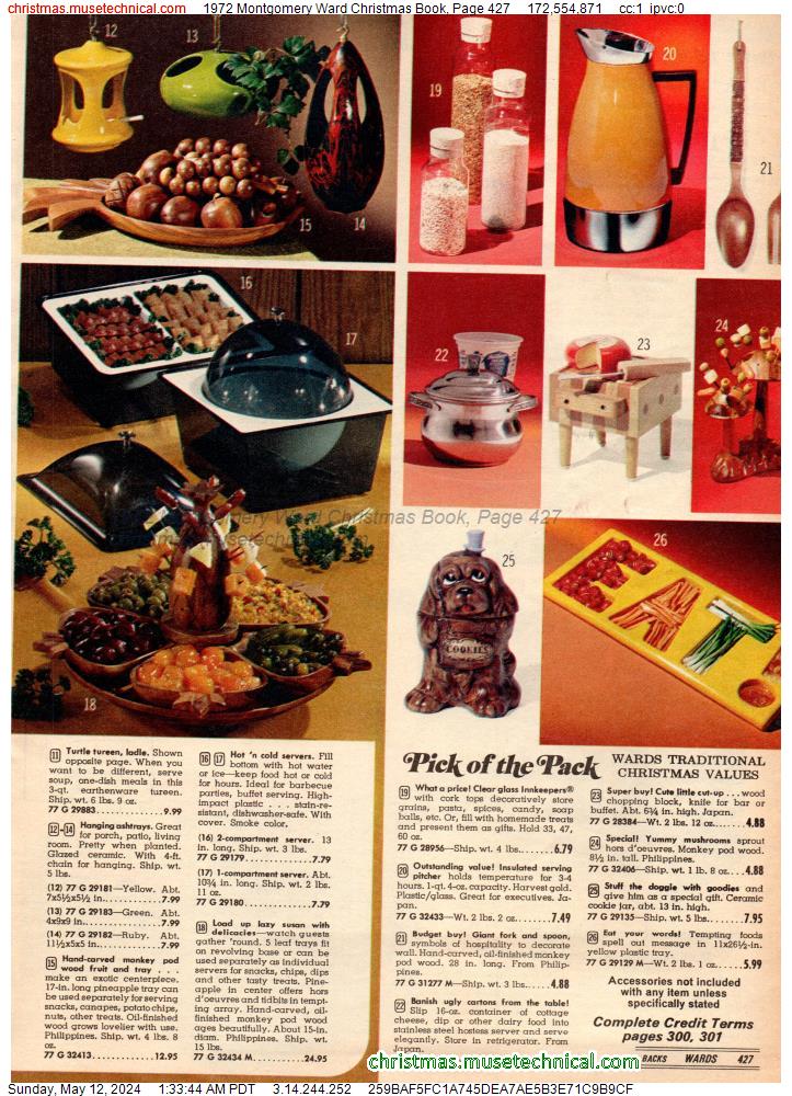 1972 Montgomery Ward Christmas Book, Page 427