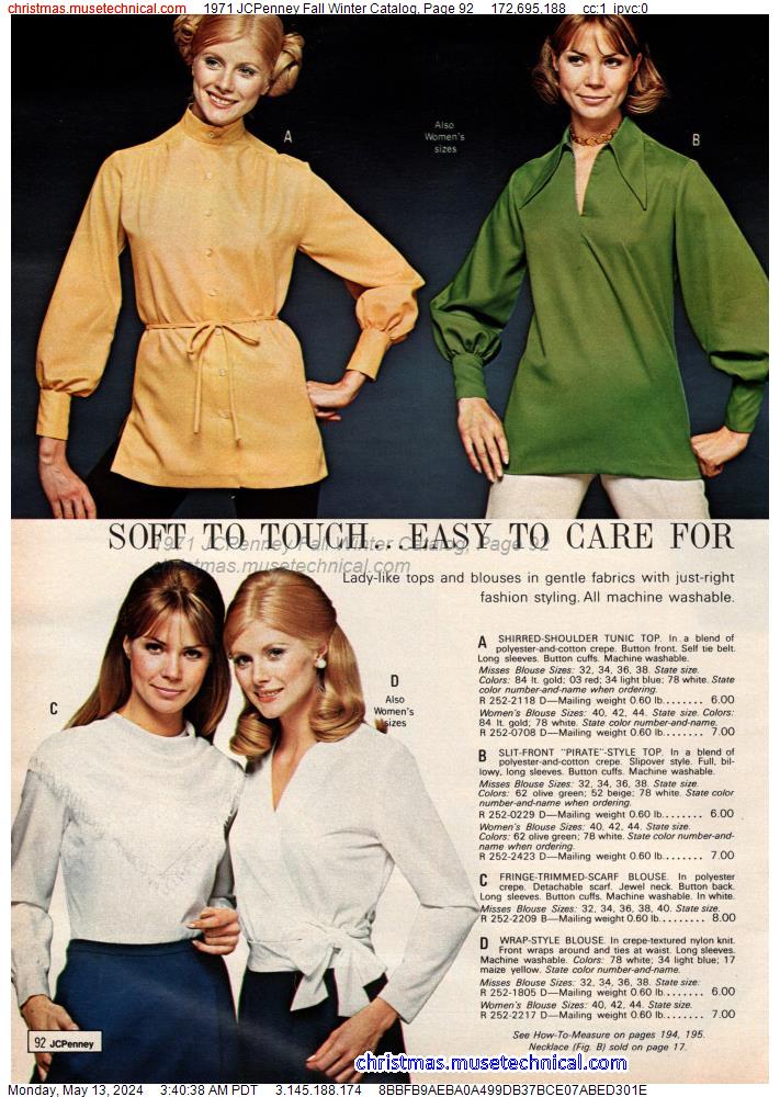 1971 JCPenney Fall Winter Catalog, Page 92