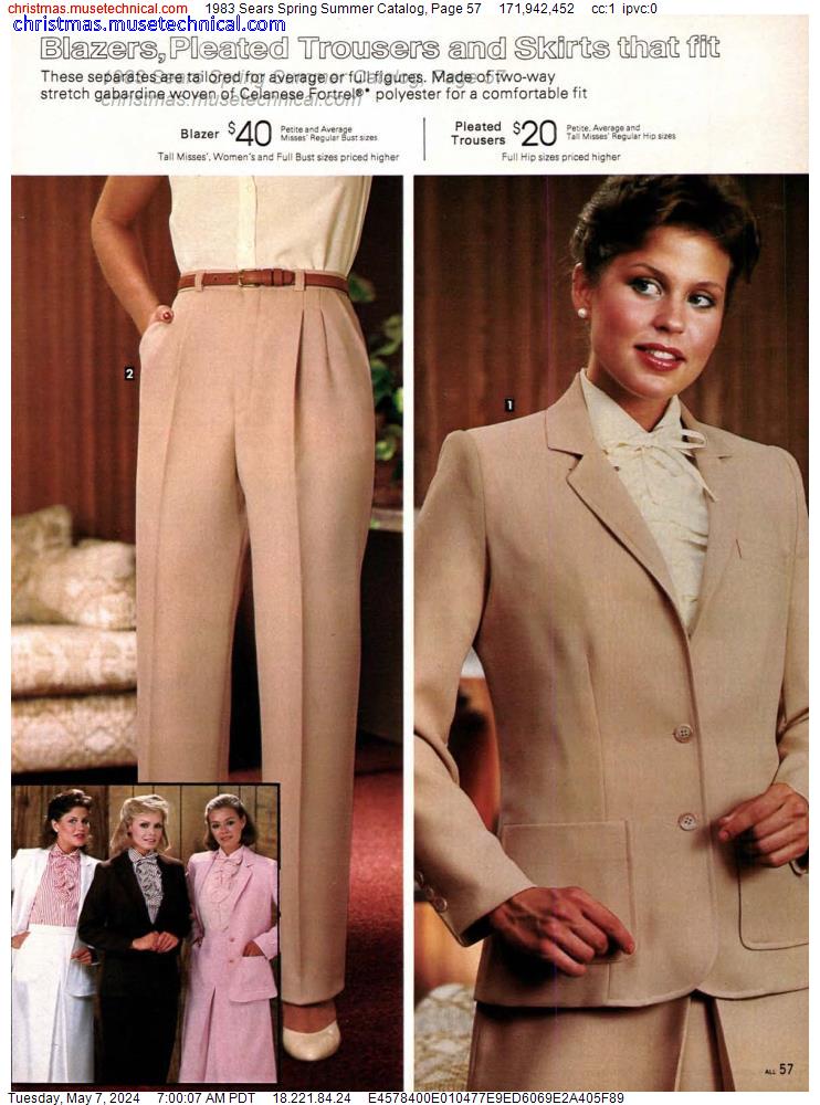 1983 Sears Spring Summer Catalog, Page 57