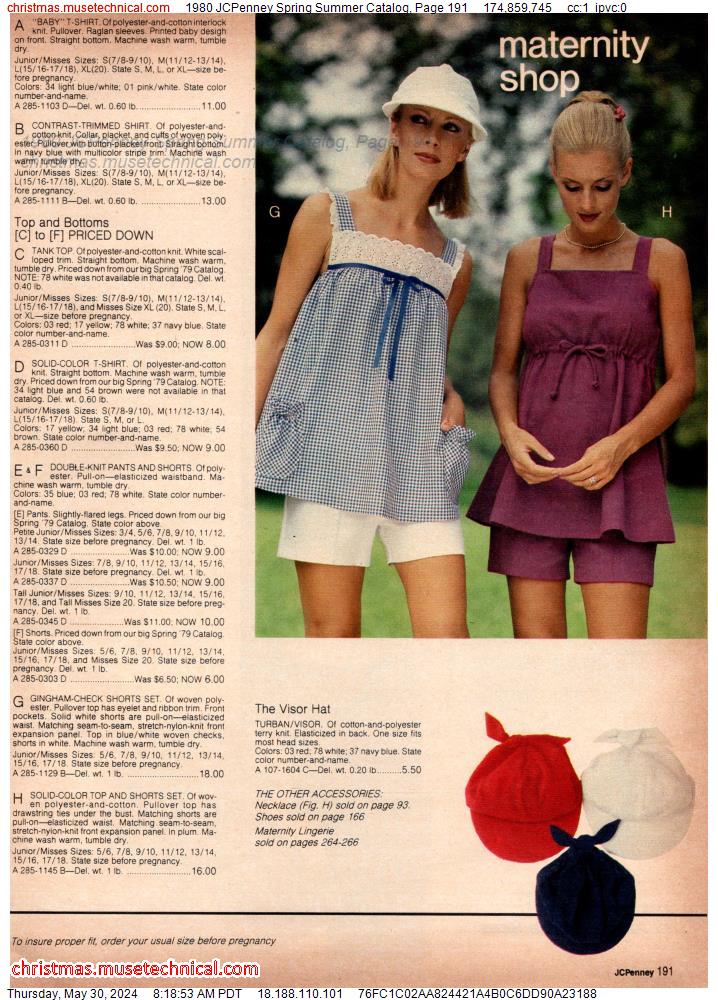 1980 JCPenney Spring Summer Catalog, Page 191