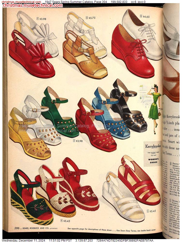 1947 Sears Spring Summer Catalog, Page 304