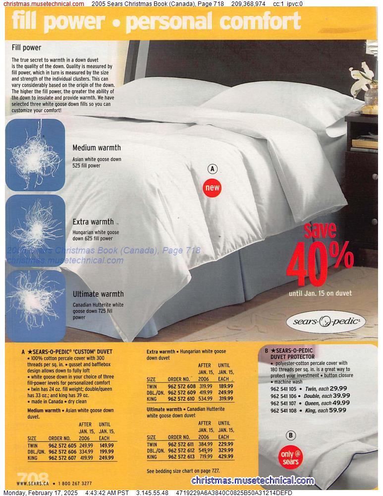 2005 Sears Christmas Book (Canada), Page 718