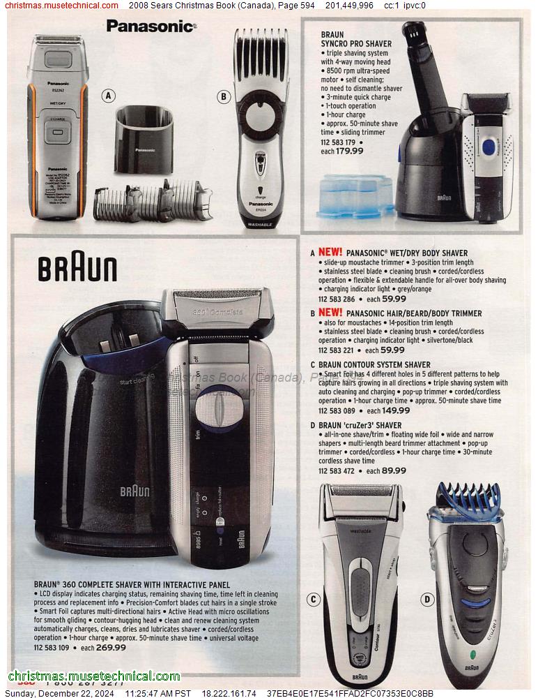 2008 Sears Christmas Book (Canada), Page 594