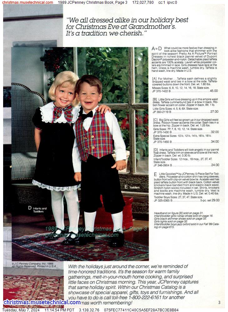 1989 JCPenney Christmas Book, Page 3