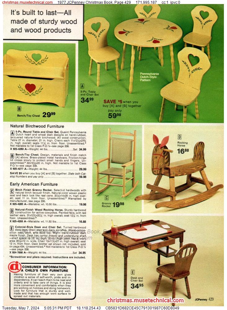 1977 JCPenney Christmas Book, Page 429