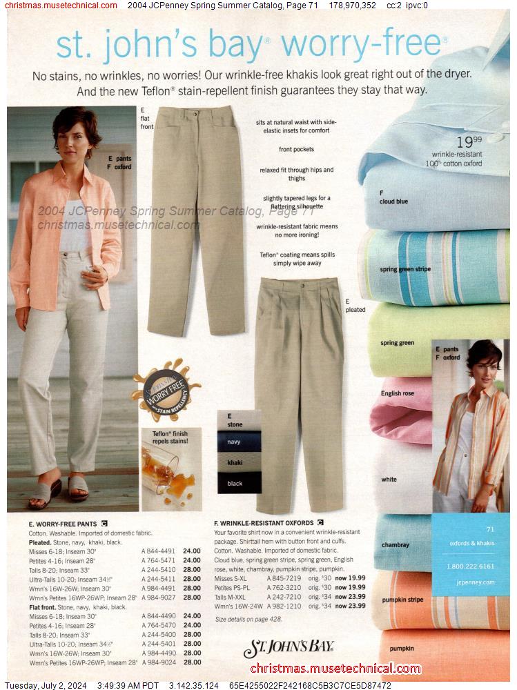 2004 JCPenney Spring Summer Catalog, Page 71