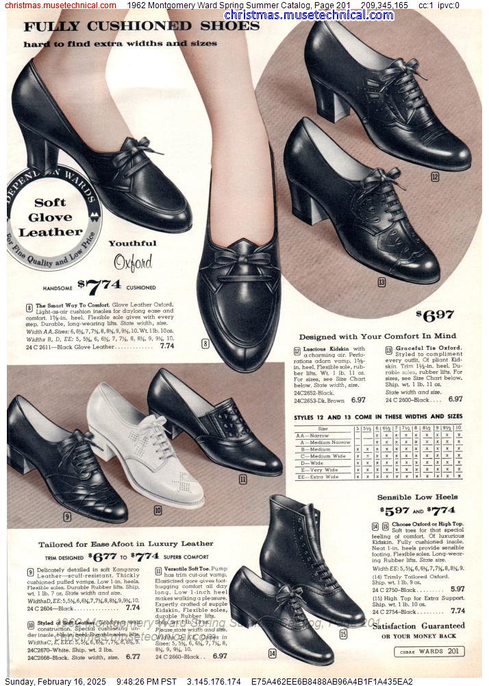 1962 Montgomery Ward Spring Summer Catalog, Page 201