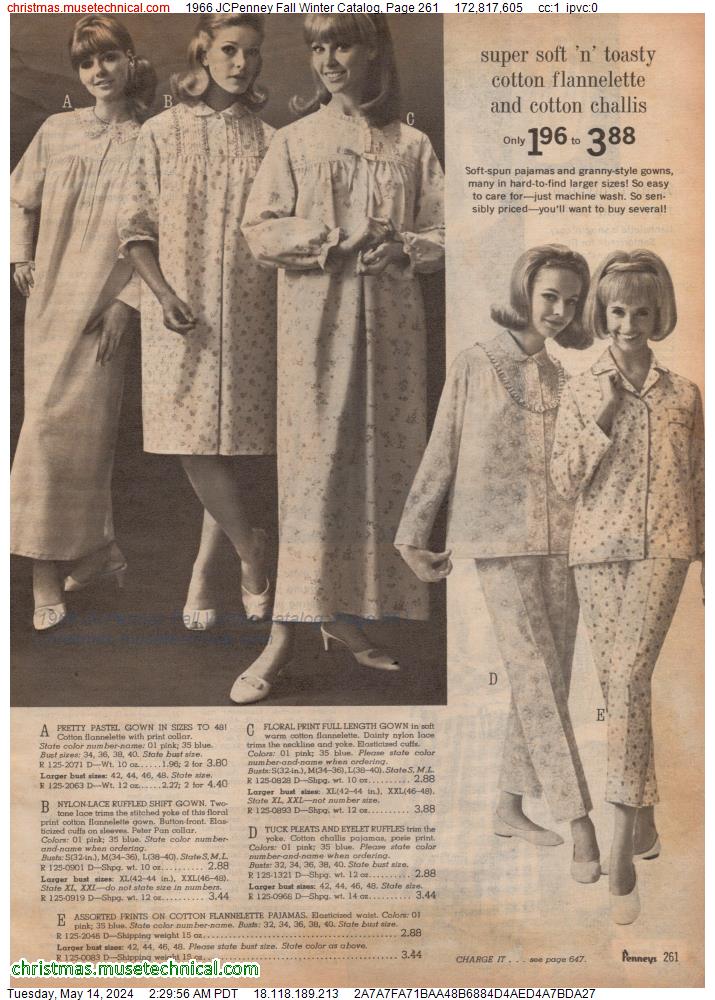 1966 JCPenney Fall Winter Catalog, Page 261