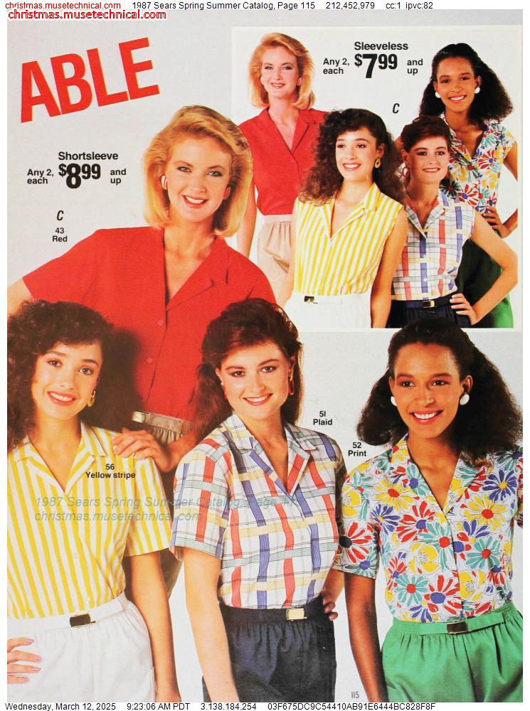 1987 Sears Spring Summer Catalog, Page 115