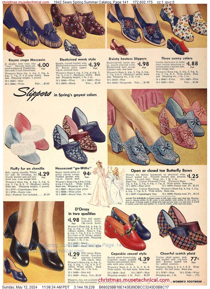 1942 Sears Spring Summer Catalog, Page 141