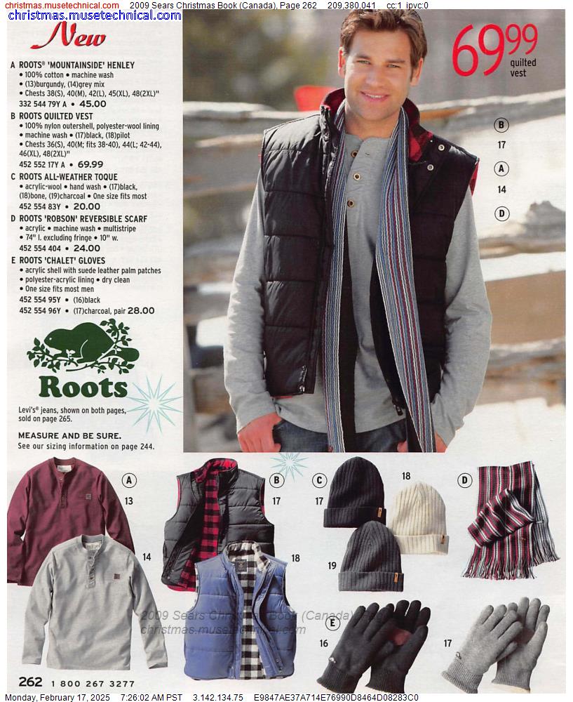 2009 Sears Christmas Book (Canada), Page 262