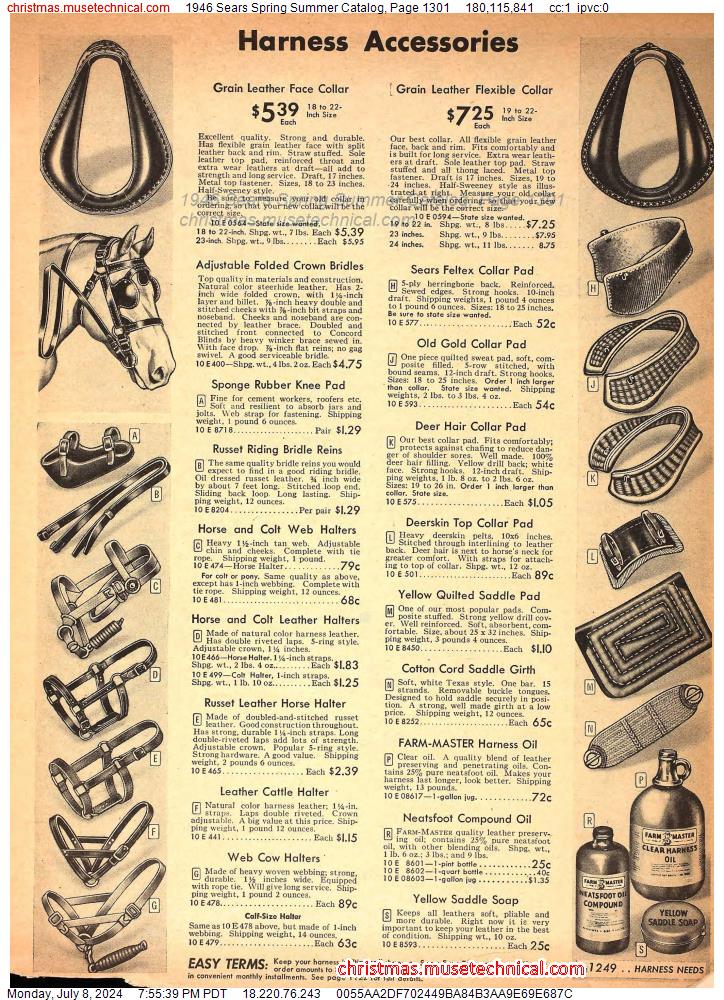 1946 Sears Spring Summer Catalog, Page 1301