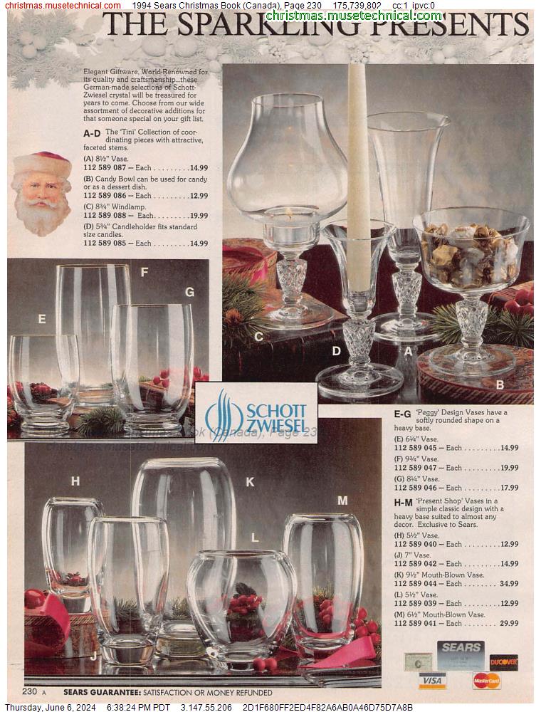 1994 Sears Christmas Book (Canada), Page 230