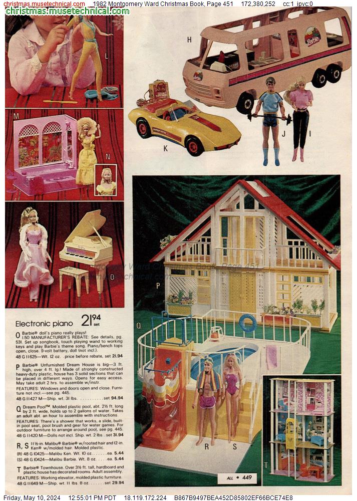 1982 Montgomery Ward Christmas Book, Page 451