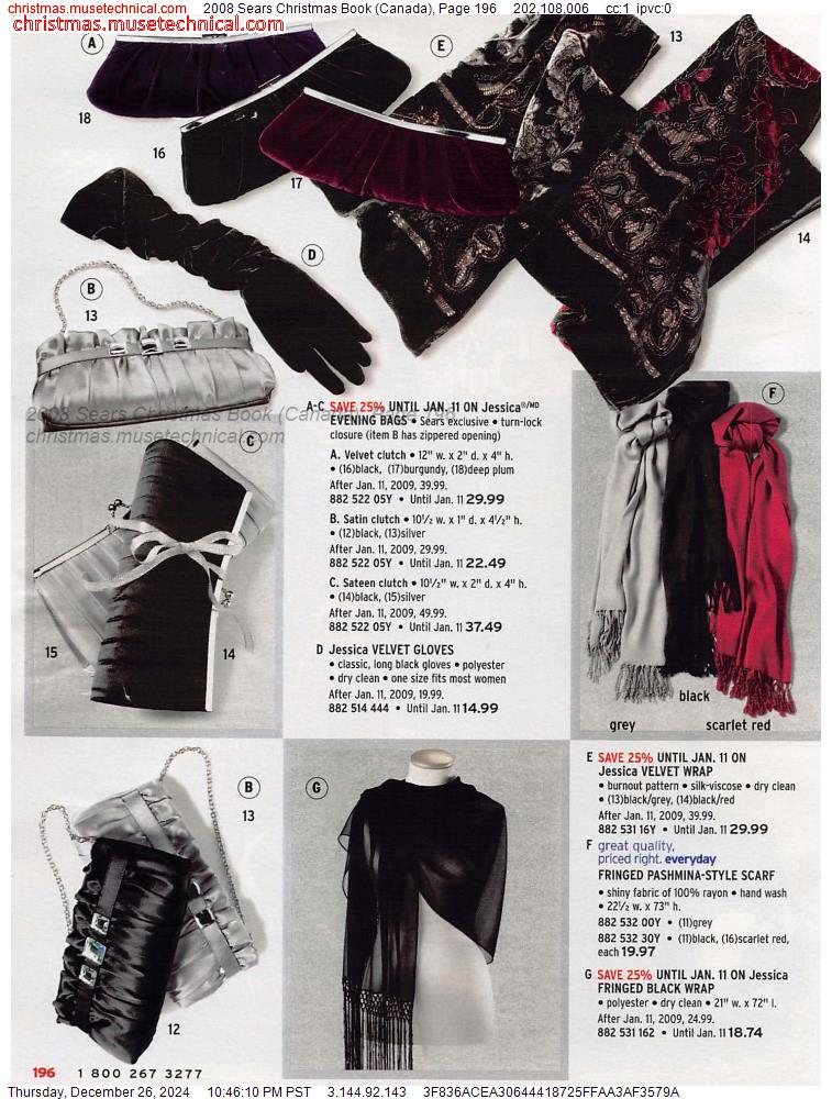 2008 Sears Christmas Book (Canada), Page 196