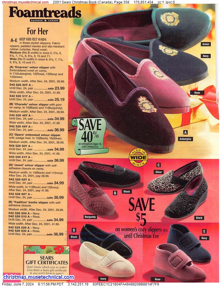 2001 Sears Christmas Book (Canada), Page 358