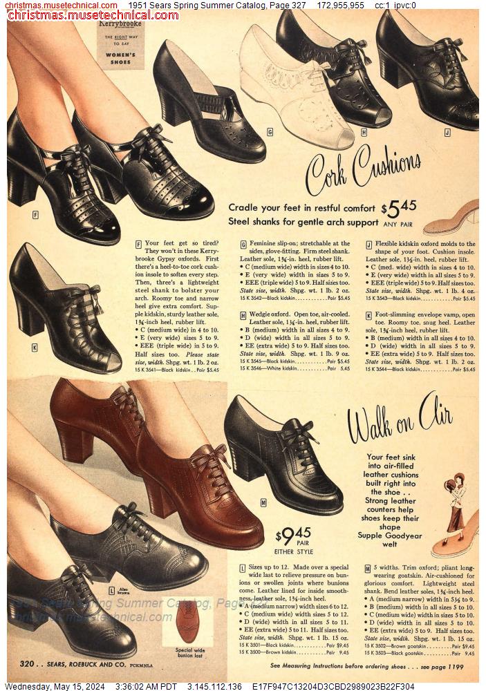 1951 Sears Spring Summer Catalog, Page 327