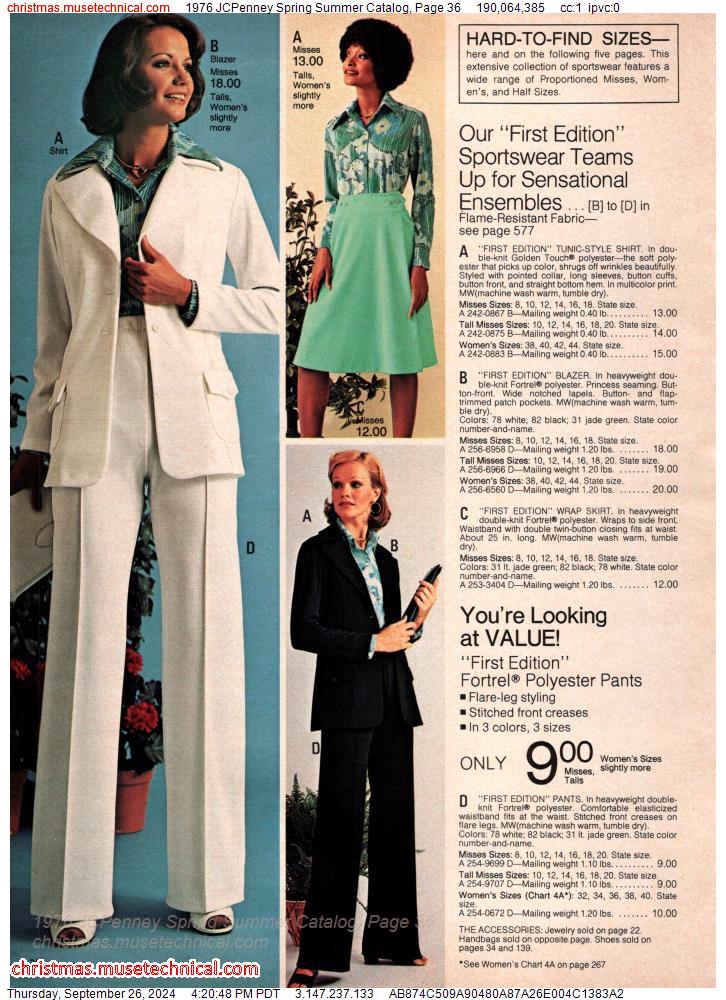 1976 JCPenney Spring Summer Catalog, Page 36