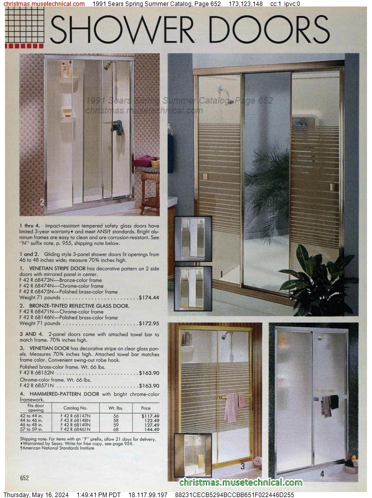1991 Sears Spring Summer Catalog, Page 652