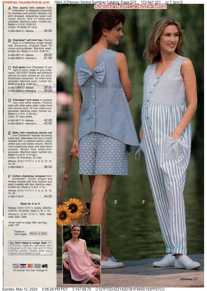 1994 JCPenney Spring Summer Catalog, Page 227