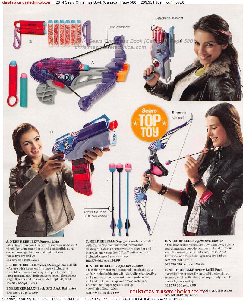 2014 Sears Christmas Book (Canada), Page 580