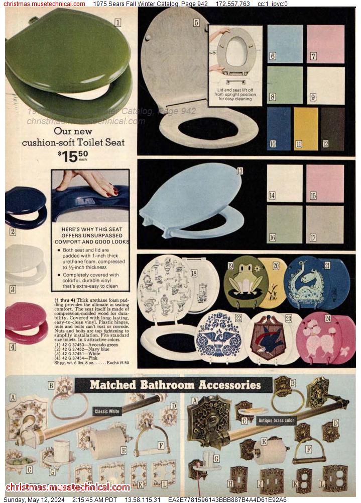 1975 Sears Fall Winter Catalog, Page 942