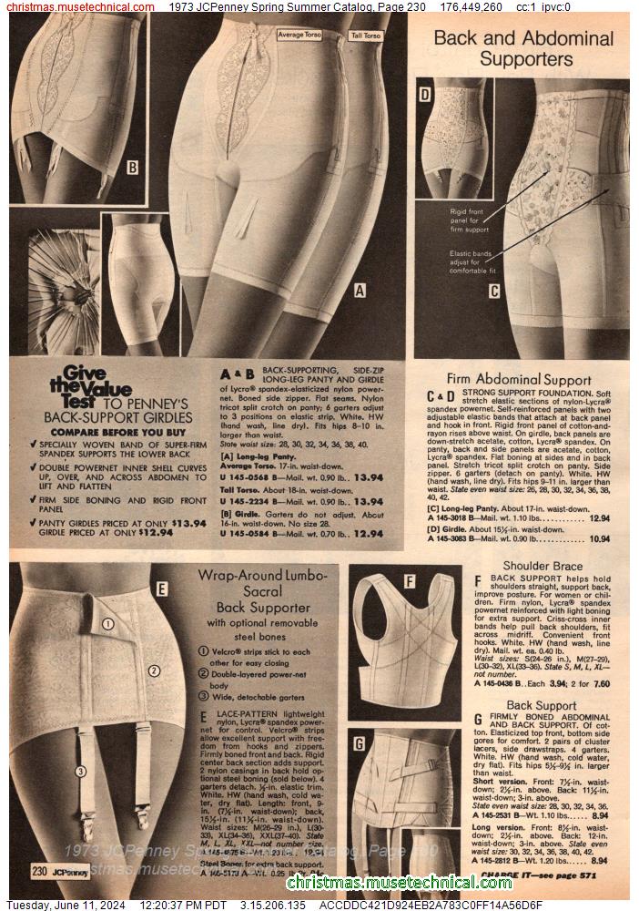 1973 JCPenney Spring Summer Catalog, Page 230
