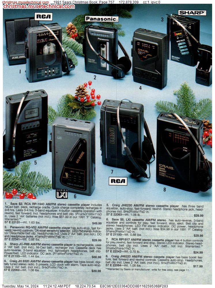 1991 Sears Christmas Book, Page 757