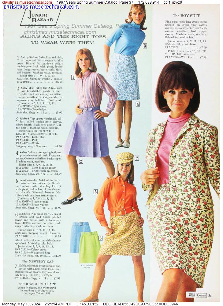 1967 Sears Spring Summer Catalog, Page 37