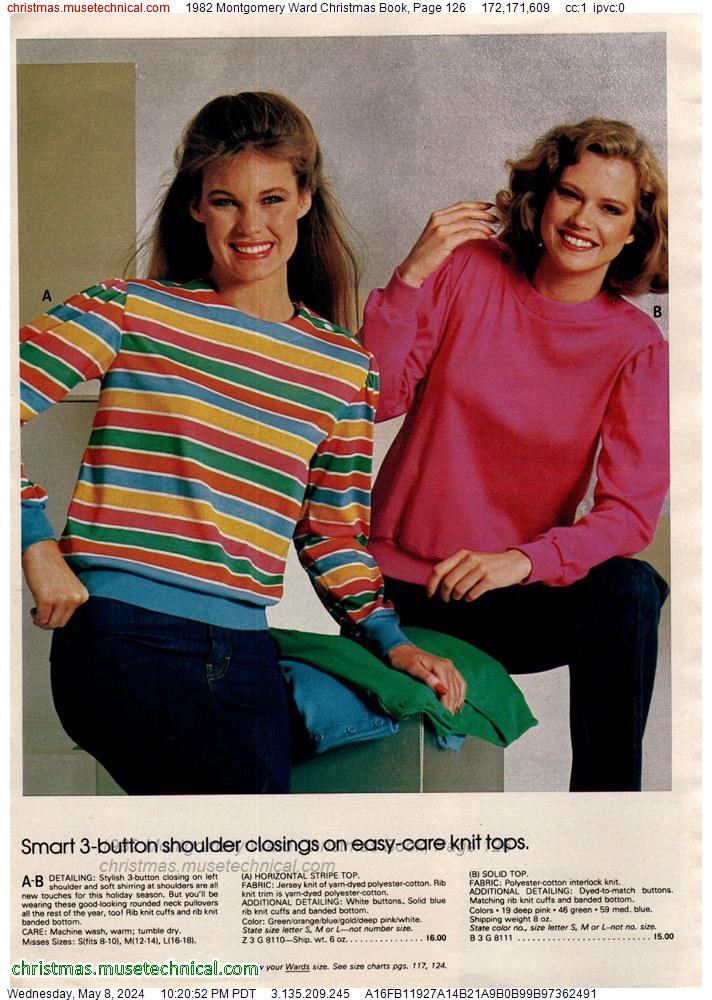 1982 Montgomery Ward Christmas Book, Page 126