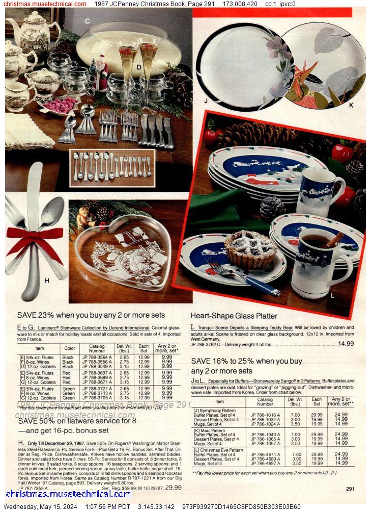 1987 JCPenney Christmas Book, Page 291