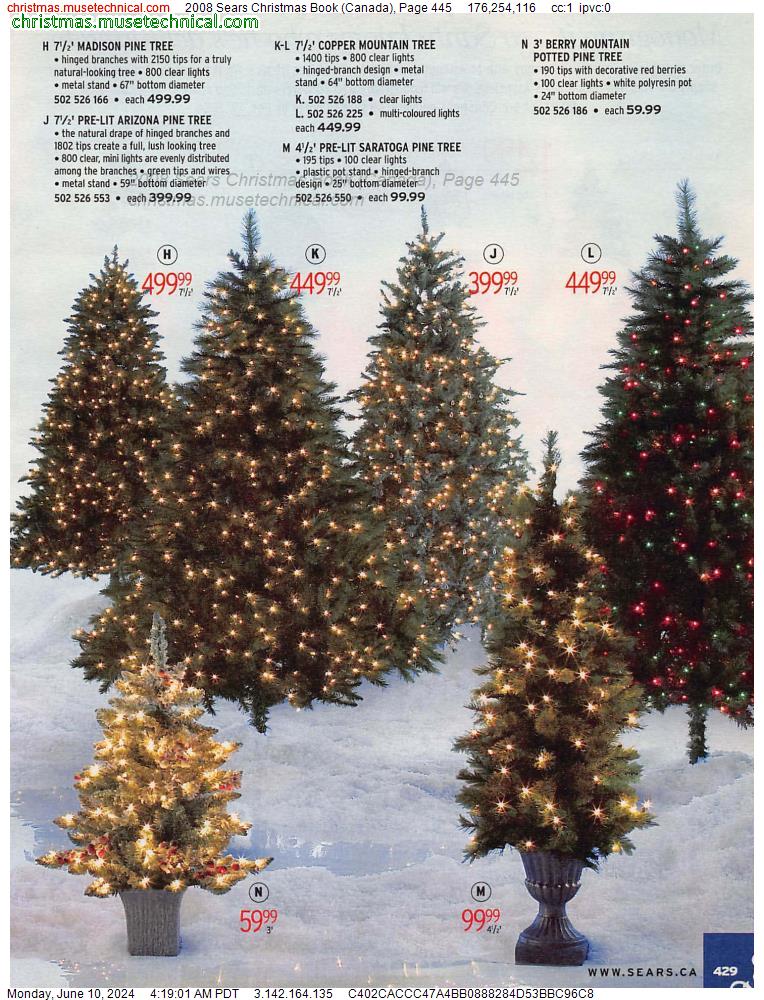 2008 Sears Christmas Book (Canada), Page 445